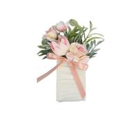 Ramillete de muñeca de rosa para mujer, novia, dama de honor, pulsera de flores artificiales, joyería de boda, fiesta, broche de muñeca, One Size, como se describe