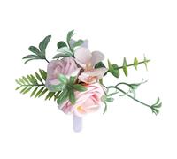 Ramilletes de muñeca coloridos y elegantes de rosas que mejoran la belleza de las damas de honor y hermana en ceremonias de boda, damas de honor, flores de mano, ramos de flores de dama de honor