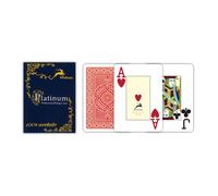 Modiano Tarjetas Poker Platinum Acetate (Rojo) - ¡Ventas!
