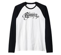 Ramirez Apellido Familia Orgullo Patrimonio Apellido Latino Love Camiseta Manga Raglan
