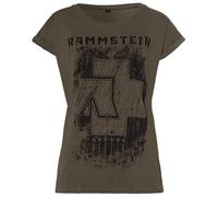 Rammstein Camisa de Mujer Frauenshirt Sechs Herzen, XL, Productos Oficiales de la Banda