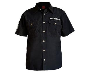 Rammstein Camiseta de Manga Corta Kurzarmhemd, XL, Productos Oficiales de la Banda