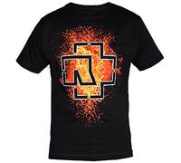 Rammstein Camiseta T-Shirt Lava Logo, M, Productos Oficiales de la Banda