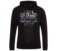 Rammstein Sudadera con Capucha Kapuzenpullover Broken Logo, L, Productos Oficiales de la Banda