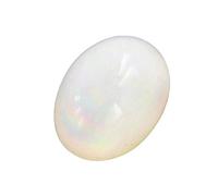 Ramneek jewels Divya Shakti 4.25-4.50 Ratti - Piedra de ópalo blanco certificada natural, A+ para hombres y mujeres, piedra preciosa, ópalo, Gema, Ópalo