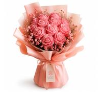 Ramo Artesanal de Velas en Forma de Rosa - Regalo Original Hecho a Mano - Decoración Elegante para Cumpleaños, Sant Jordi y Aniversarios