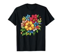 Ramo botánico de Flores Silvestres Blooming Garden Camiseta
