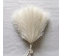 Ramo de cañas artificiales de hierba de las pampas de 50 cm, decoración bohemia para sala de fiestas, hogar, boda, mesa, arreglo floral, color blanco lechoso