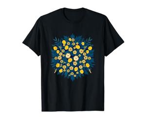 Ramo de cítricos Flor Limón Mandala Botánico Camiseta