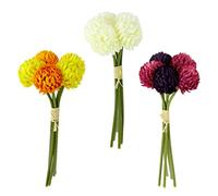 Ramo de crisantemo Artificial, decoración de Flores, Flores Artificiales, Flores de Seda, decoración de Mesa, Flores de Seda, decoración de Flores, Rama de Flores, Ramo de Boda, floristería,