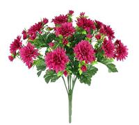 Ramo de crisantemos artificiales, 35 cm, ramo de flores artificiales, crisantemo, flores de otoño, decoración de otoño, flores de seda, flores artificiales, ramo central, ramo de flores para boda,