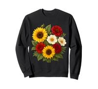 Ramo de Dalia y Cosmos de Girasol rústico de Verano Sudadera
