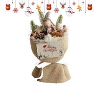 Ramo de flores artificiales - Acabado con textura de pétalos de seda suave, tallos brillantes que mejoran el ambiente, regalo romántico expresa el calor del amor, expositor hecho