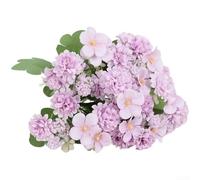 Ramo de flores artificiales de crisantemo de seda en forma de bola para decoración de mesa de boda, decoración de sala de estar, telón de fondo de fotografía de estudio (morado)