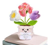 Ramo De Flores Crochet Juguete Emocional Para Agradecer A Profesores Con