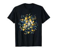 Ramo de Flores de cítricos con diseño de huerto de limón Camiseta
