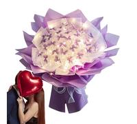 Ramo de flores de , diseño especial, flores artificiales, ramo de flores falsas, kit de flores de con luces LED, decoraciones para , ramos de flores, piezas centrales de mesa