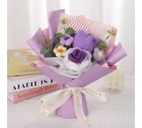 Ramo de flores de gancho de día de San Valentín