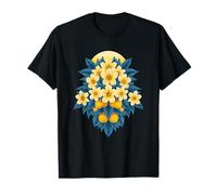 Ramo de Flores de limón con Frutas cítricas Atardecer Camiseta