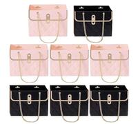 Ramo de flores de papel, cajas de flores para arreglos - 8 bolsas de regalo de flores de papel bolsas de ramo de flores con el día de San Valentín, el Día de la Madre de papel florece bolsas-