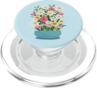 Ramo de flores en un florero azul PopSockets PopGrip para MagSafe