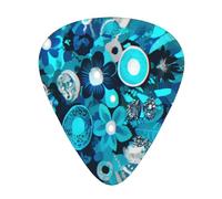 Ramo de flores, paquete de 12 púas de guitarra, 4 piezas en cada uno de 3 tamaños, adecuadas para una amplia gama de instrumentos de cuerda