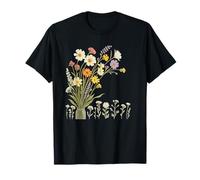 Ramo de Flores Silvestres Retro, diseño Floral Vintage Camiseta
