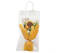 Ramo de ganchillo de girasol para decoración navideña neutra que se adapta a celebraciones durante todo el año y GatFor Herings (amarillo)