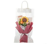 Ramo de ganchillo de girasol para decoración navideña neutra que se adapta a celebraciones durante todo el año y GatFor Herings (marrón camafeo)