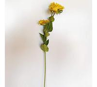 Ramo de girasol artificial con 3 cabezas de 66 cm de largo