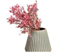 Ramo de hierba de lavanda de plástico suave con tallos flexibles para decoración de interiores y opciones de estilo en casa, oficina, boda, color rosa
