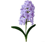 Ramo de hortensias artificiales, flores de plástico hechas a mano con tallos de alambre retorcidos, decoración realista del hogar para centro de mesa de boda, 11.8 pulgadas (30 cm), morado claro