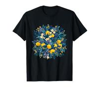 Ramo de limón cítrico de Verano Arreglo Floral botánico Camiseta