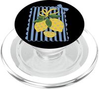 Ramo De Limón Con Rayas Y Flores PopSockets PopGrip para MagSafe