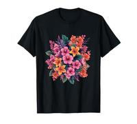 Ramo de Lirios de Hibisco de Verano con Flores Tropicales Camiseta