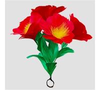 Ramo de manga para escenario, trucos de magia, fiesta, magia, accesorios, mentalismo, comedia, ilusiones, magia, juegos profesionales (color rojo)