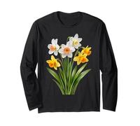 Ramo De Narcisos De Primavera Amarillo Blanco Formas Mania Manga Larga