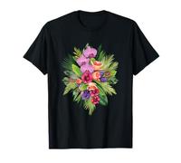 Ramo de Palmeras Florales de orquídeas exóticas de la Selva Camiseta