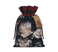Ramo de regalo de peonías rosas, bolsas de Navidad, Halloween, cumpleaños, aniversario, día de la madre, regalos perfectos