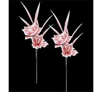 Ramo de Rosas Artificiales para decoración de Bodas, centros centrales, Flores, Flores, Flores, Tallos, Ramas, Ramas, Flores Artificiales, Rama
