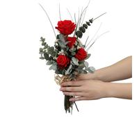 Ramo de Rosas Rojas Flor Preservada Realista y Duradera DECOALIVE