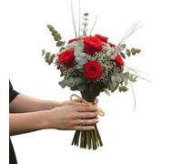 Ramo de Rosas Rojas Preservadas Amor y Decoración Eterna DECOALIVE