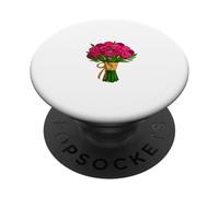 Ramo de Rosas Rosadas PopSockets PopGrip Adhesivo