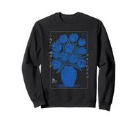 Ramo de Tulipanes con Texto japonés Arte Inspirador Sudadera
