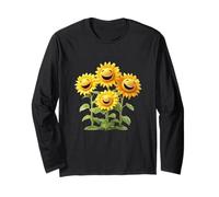 Ramo Girasol Feliz Sol Loco Flor Floración Horario Verano Manga Larga