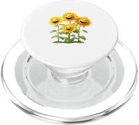 Ramo Girasol Feliz Sol Loco Flor Floración Horario Verano PopSockets PopGrip para MagSafe