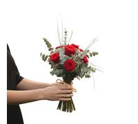 Ramo Preservado de Rosas Rojas - DECOALIVE Amor y Belleza Floral