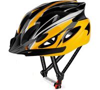 Casco de Bicicleta Adultos para Hombre y Mujer, Ligero Casco de Bicicleta de Montaña con Visera Extraíble y Acolchado Casco 58-61cm
