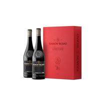 Ramón Bilbao Edición Limitada. Vino Tinto D.O. La Rioja, 100% Tempranillo - Estuche 2 Botellas 750 ml ideal para Regalo - Vino Oficial de la Selección Española de Fútbol