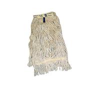 Ramon Hygiene Kentucky Mop, hilo multipliegue, banda plana de 12 onzas, 340 g, cabezal de fregona de repuesto, limpieza comercial de suelos grandes, súper absorbente y duradero, etiquetas codificadas